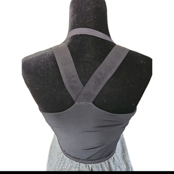 Lululemon Womens Gray Awareness Tank In Static Gray And Black Yoga Top 4 - Picture 6 of 13